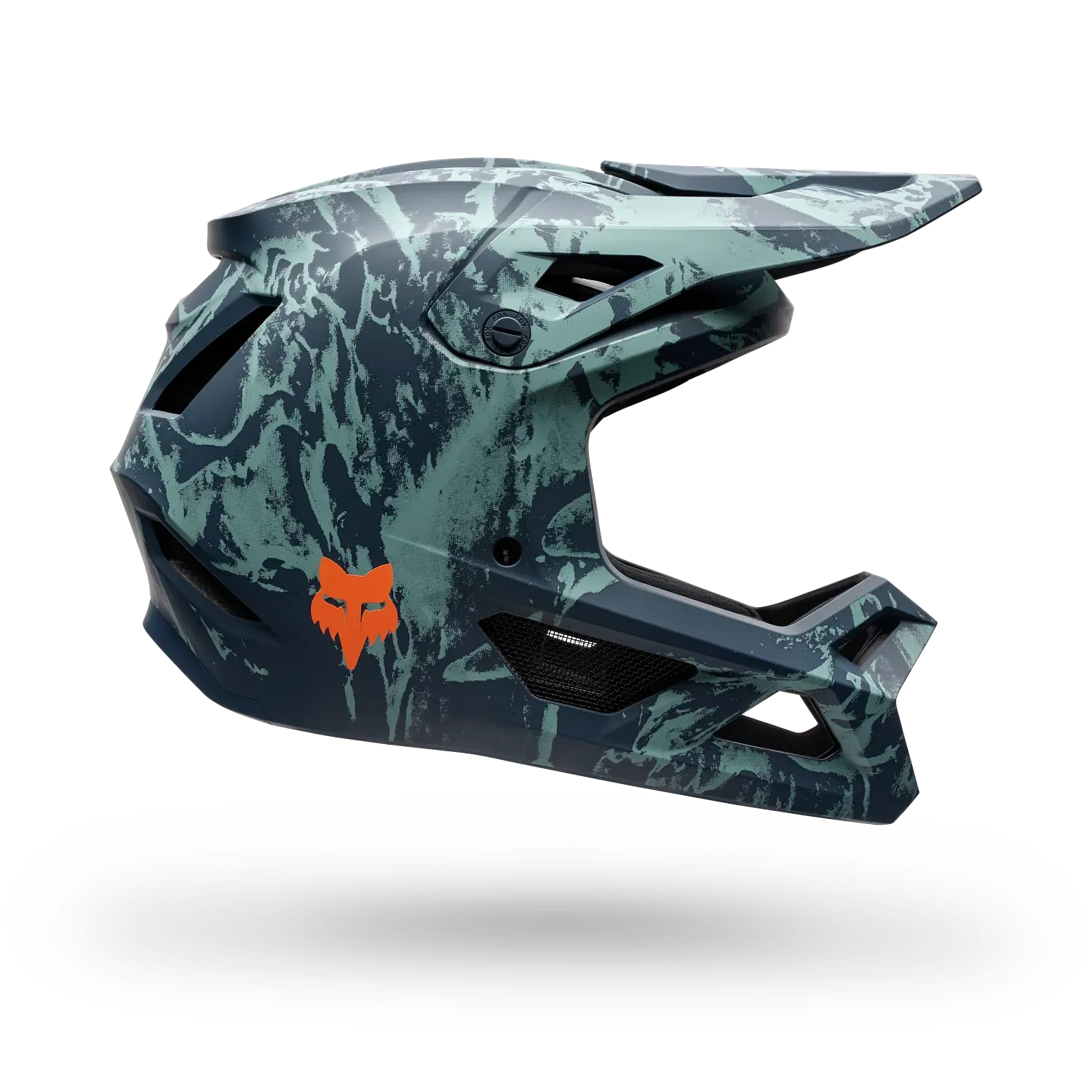 Fox Rampage Helmet image print arc blue Large