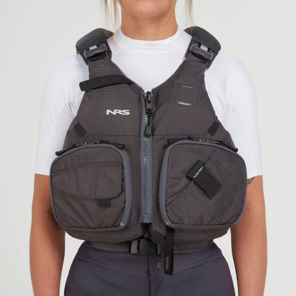 NRS Chinook PFD, Color: Charcoal, Size: M/L