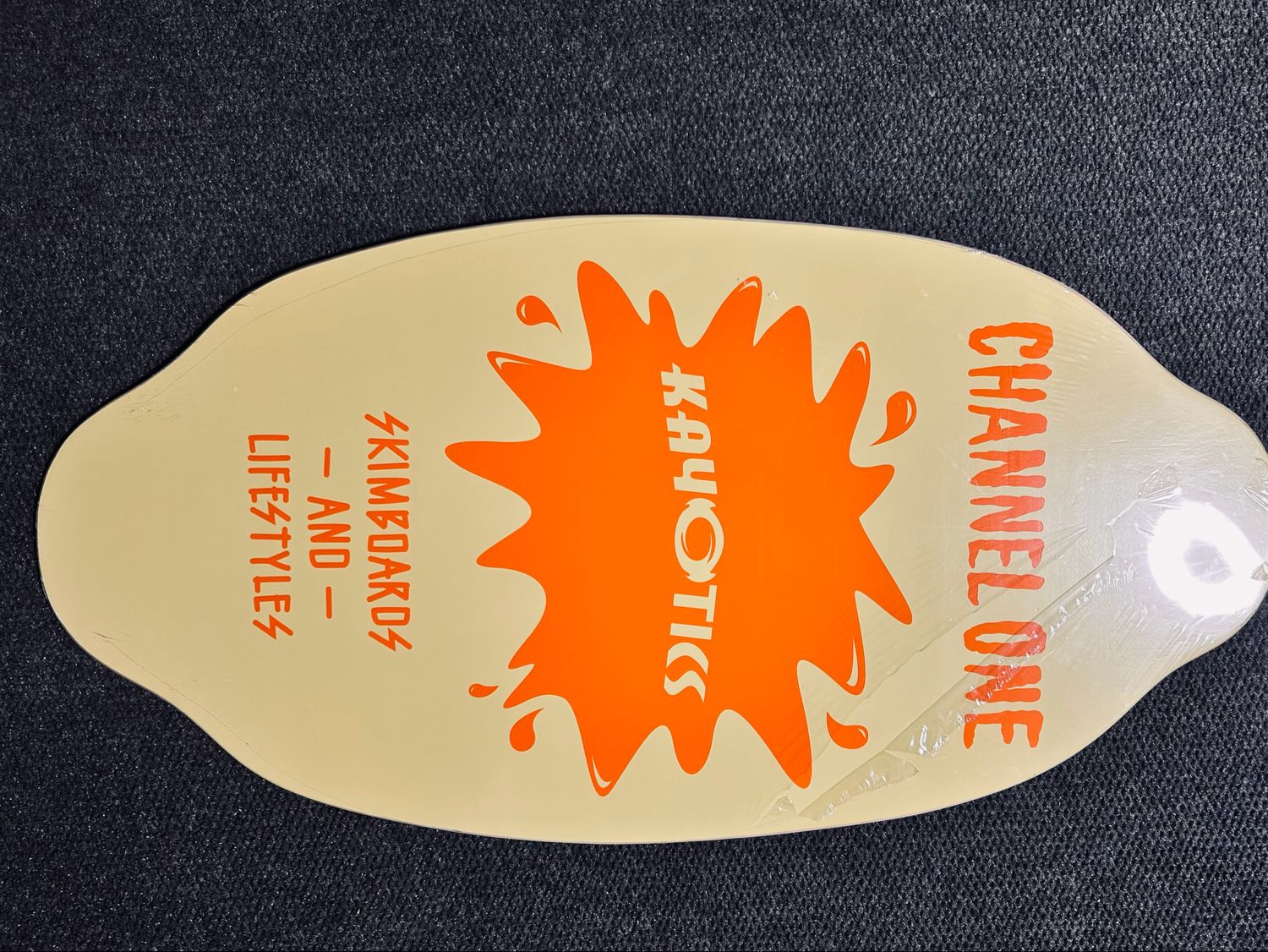 Kayonotics Channel One wood top skim board