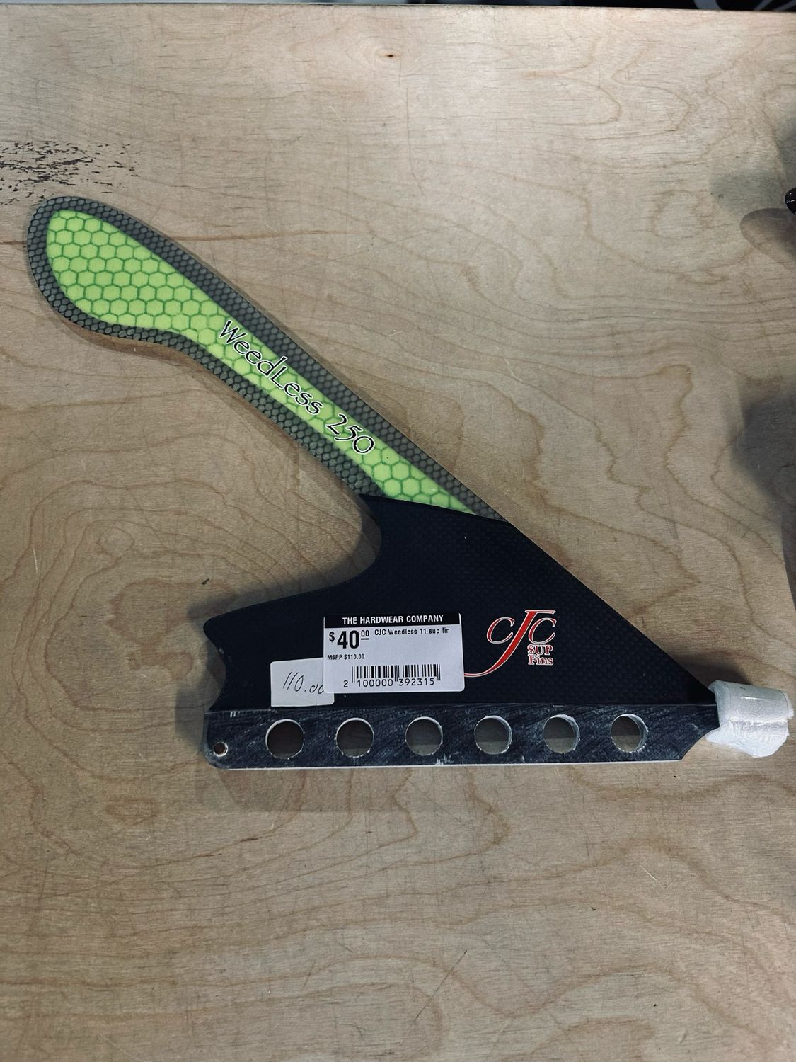 CJC Weedless 11 sup fin