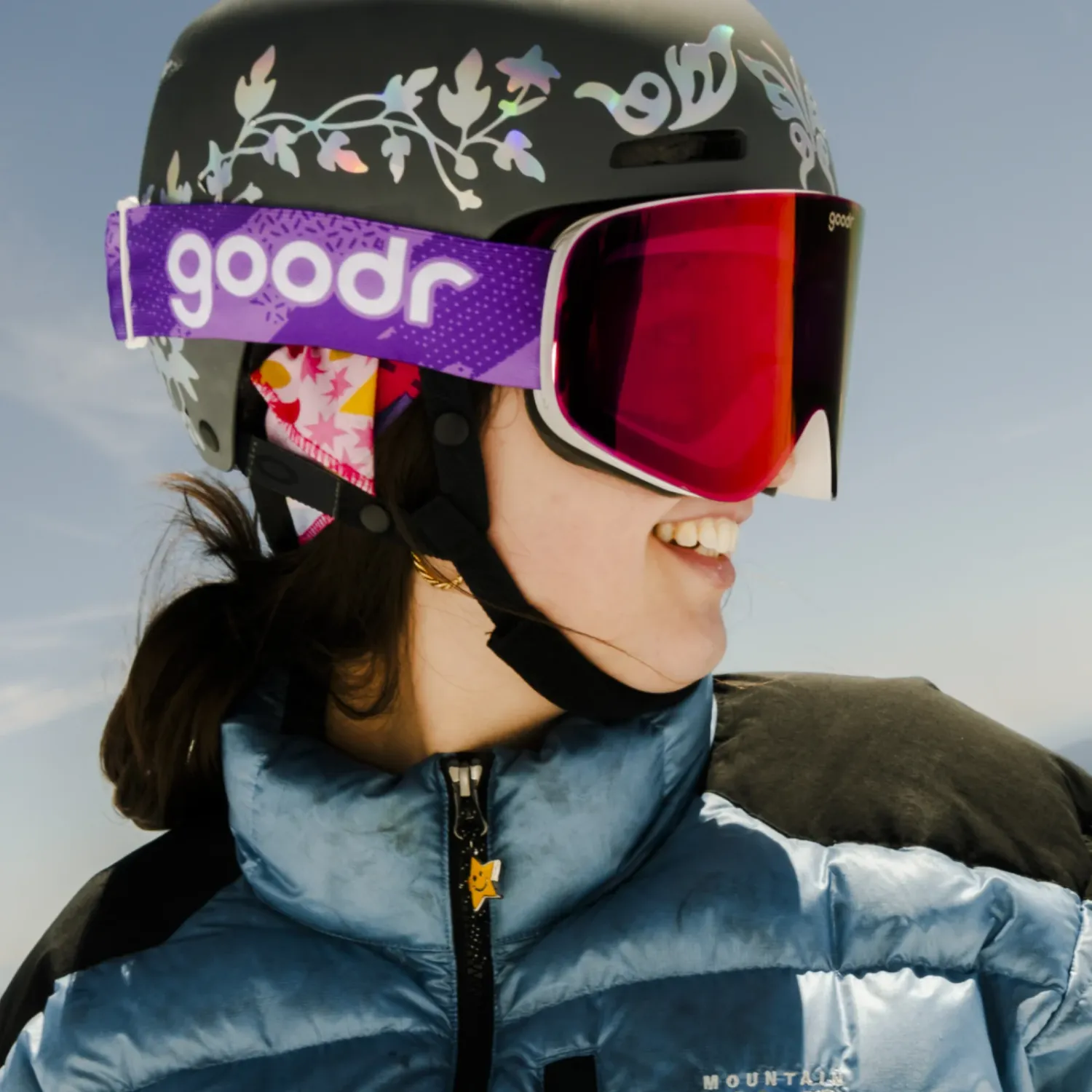 Goodr Peak Goggle - Vintage Snow Suit Ambition