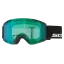 Scott Shield Goggle, Color: Black/Amp Aurora Green Chrome