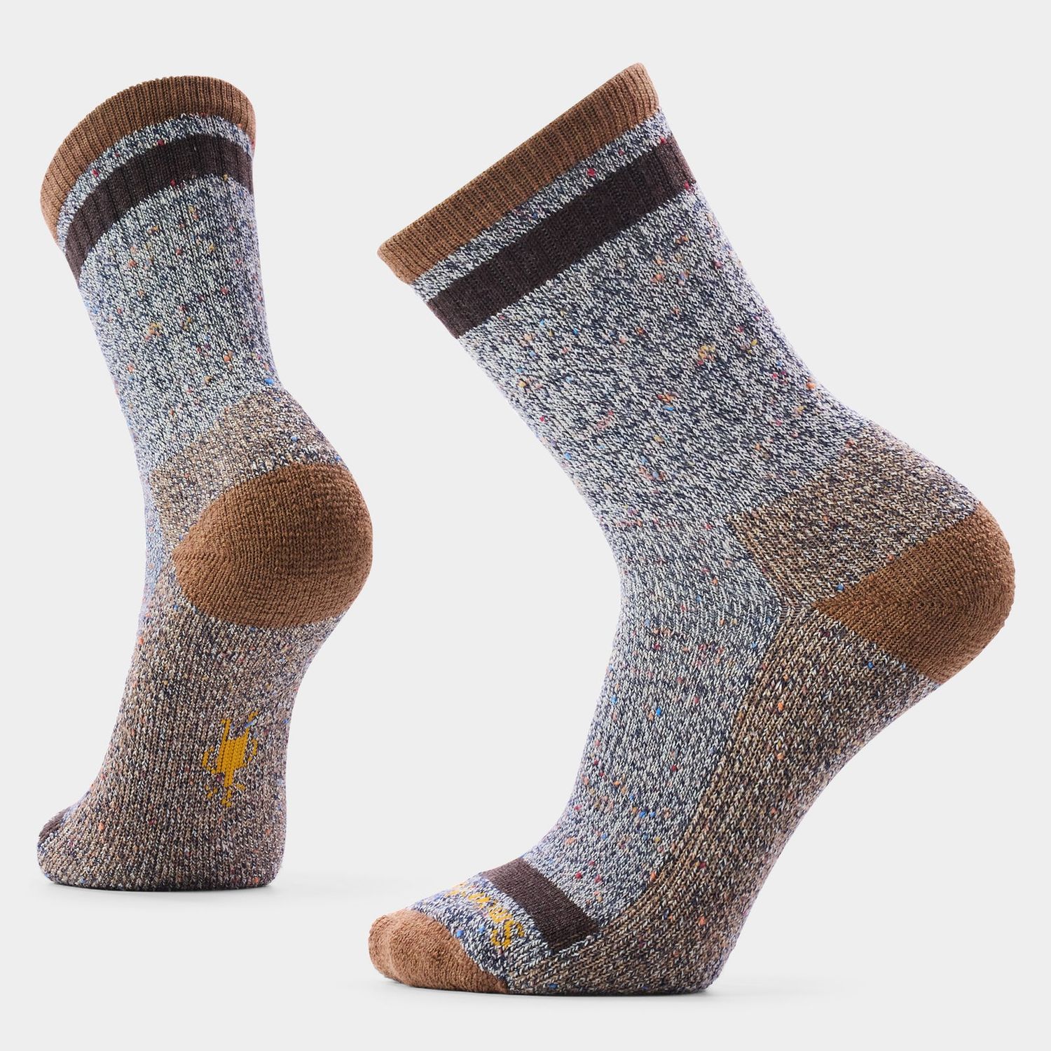 Everyday Cozy Larimer Crew Socks MOCHA M
