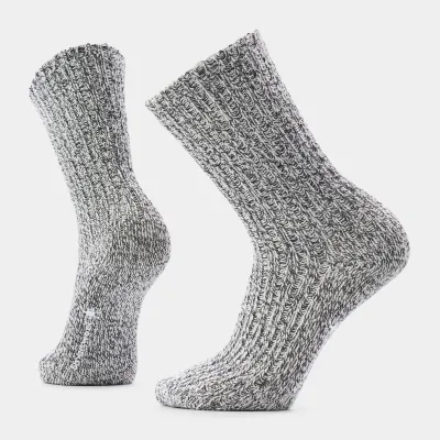 Everyday Cozy Heritage Rib Crew Socks CHARCOAL L