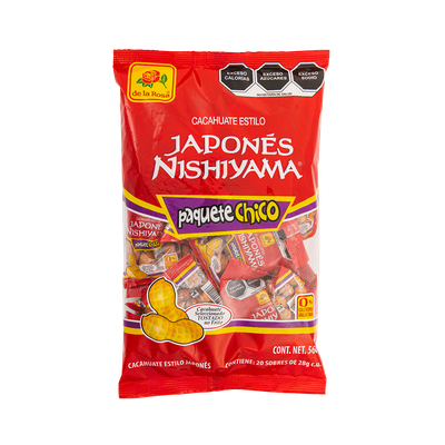 CACAHUATE JAPONES DE LA ROSA CHICO CON 20 SOBRES
