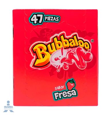 CHICLE BUBBALOO SABOR A ELEGIR POR EL CLIENTE CON 47