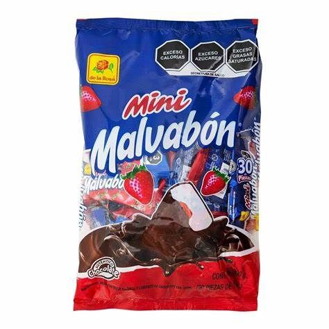 CHOCOLATE MALVABON MINI CON 30