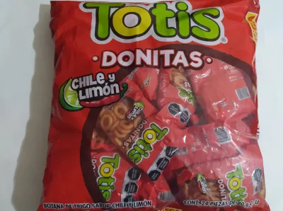 FRITURAS TOTIS DONITAS CHILE Y LIMON CON 24