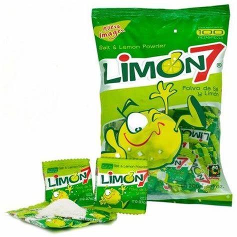 LIMON 7 LIMONCITO CON 100 SOBRES