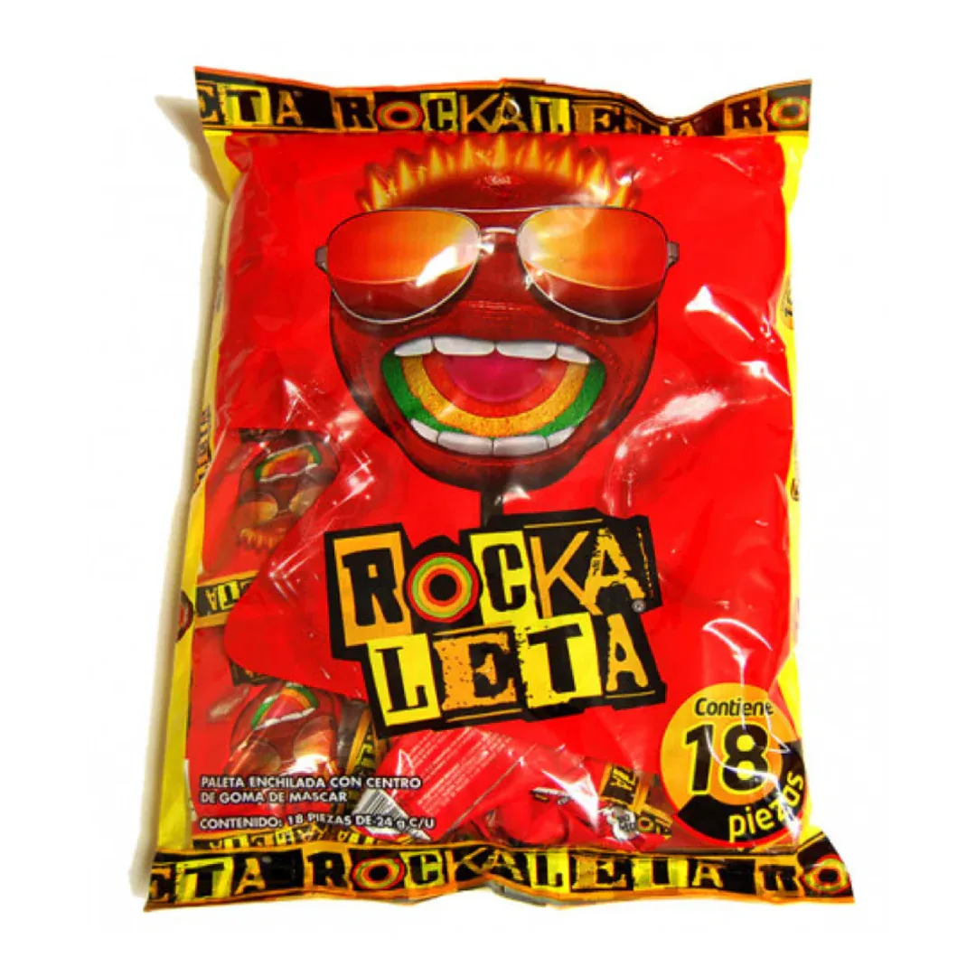 PALETA ROCKALETA GRANDE ENCHILADA CON 18