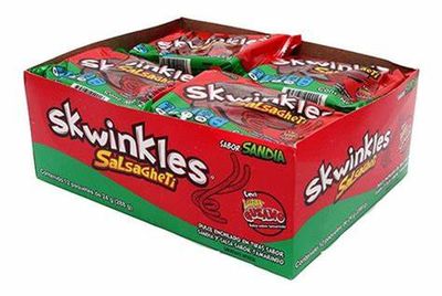 SKWINKLE SALSAGHETTI SABOR SANDIA CON 12