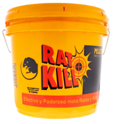 VENENO RAT-KILL CUBETA CON 50 SOBRES