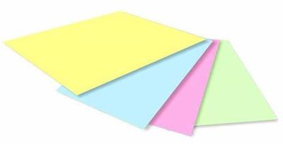 CARTULINA COLOR PASTEL SURTIDA CON 25 PLIEGOS