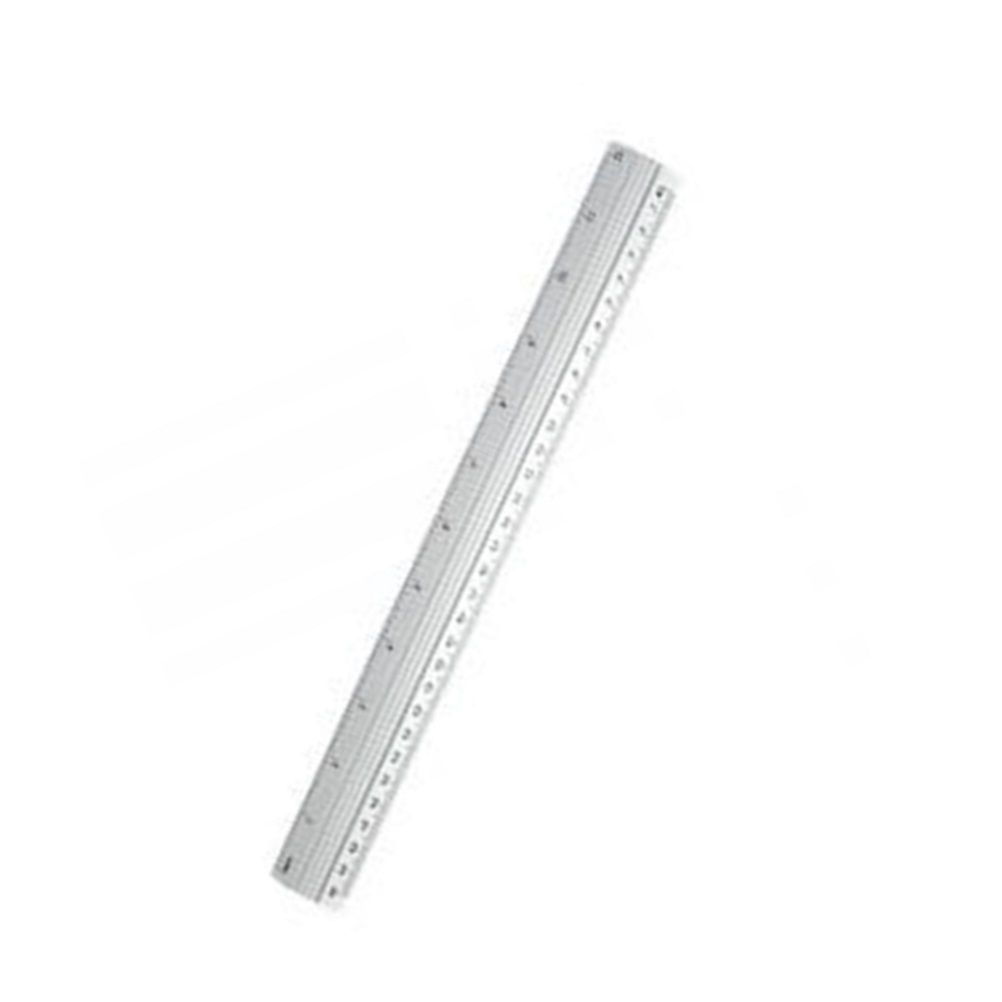 REGLA DE ALUMINIO DE 30 CM, CON 6 PIEZAS