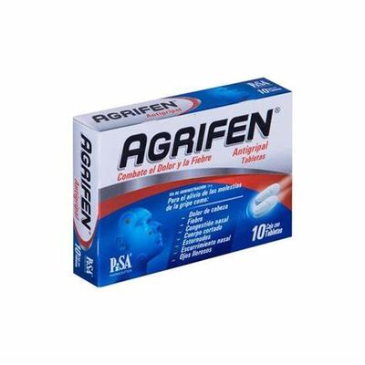 AGRIFEN C/10 TABLETAS, 2 CAJAS POR: