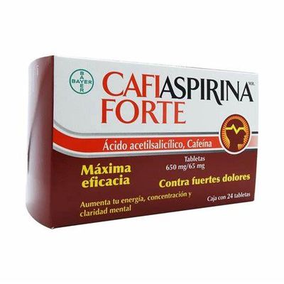 CAFIASPIRINA 0.5 MG.C/ 24 FORTE
