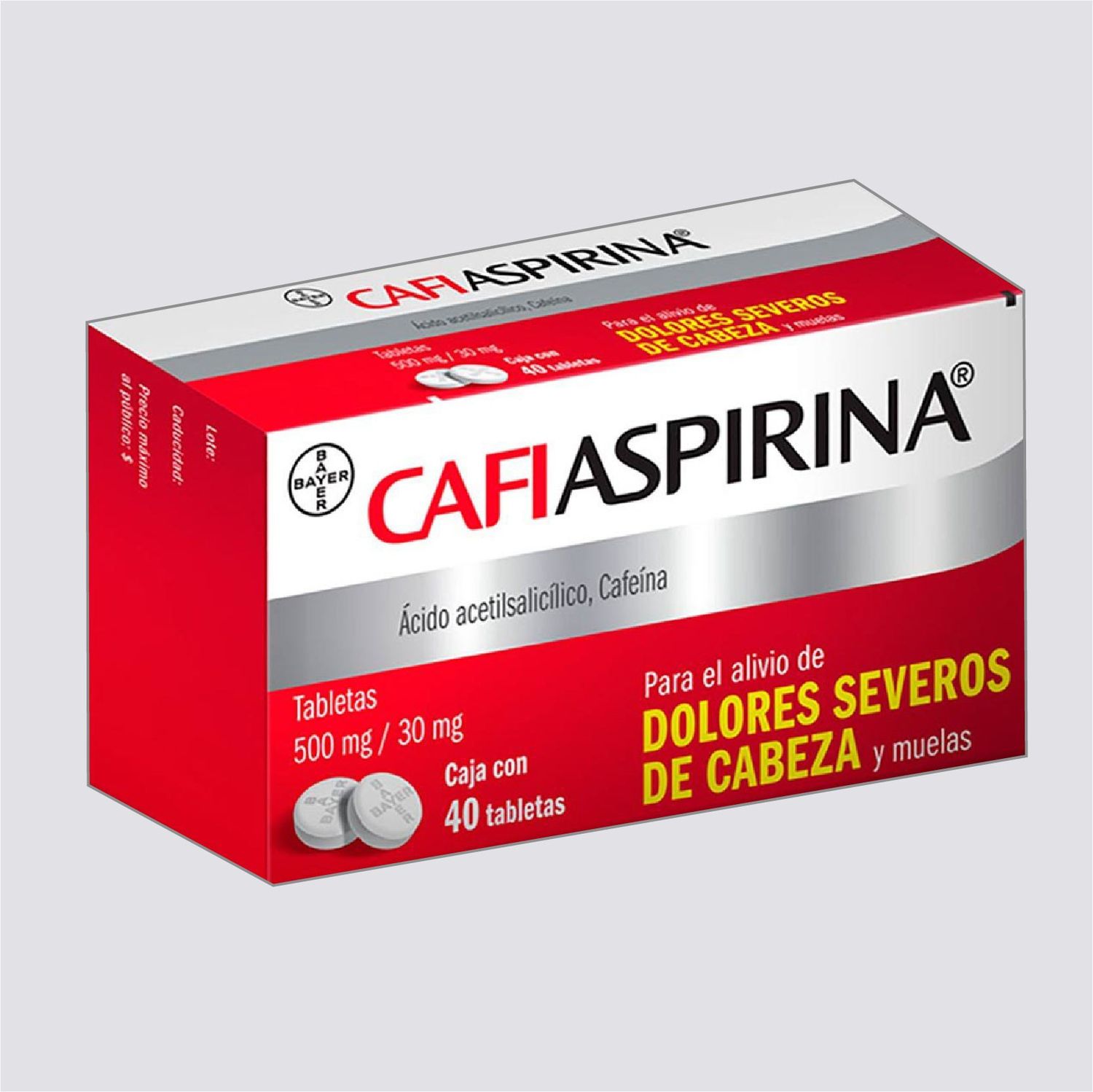 CAFIASPIRINA 0.5 MG.C/ 40