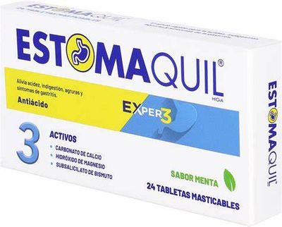 ESTOMAQUIL TIRA C/24 MASTICABLE -MENTA