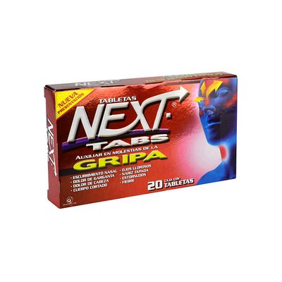 NEXT C/10 TABLETAS, 3 CAJAS POR: