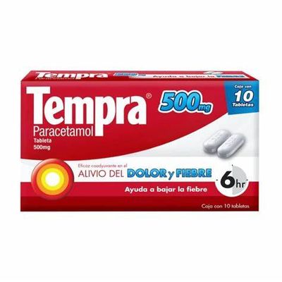 TEMPRA CAJA CON 10 PZAS, PROMOCION, 2 CAJAS POR: