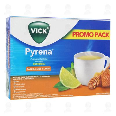 VICK PYRENA ANTIGRIPAL 1 C/12 SOBRES MIEL/LIMON