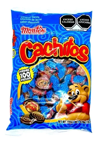 CACHITOS CARAMELO MONTES CON 100 PIEZAS