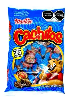 CACHITOS CARAMELO MONTES CON 100 PIEZAS