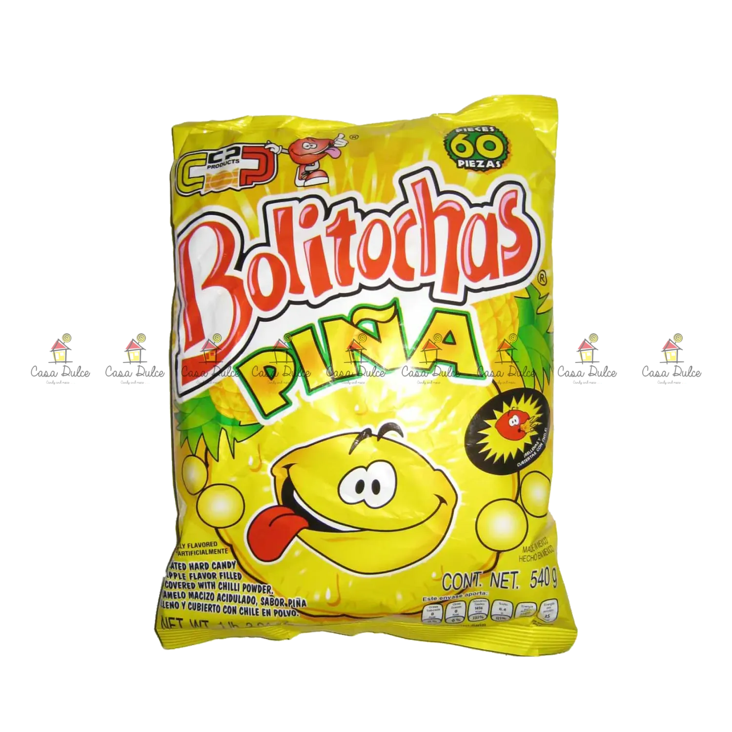 BOLITOCHAS SABOR PIÑA CON 60