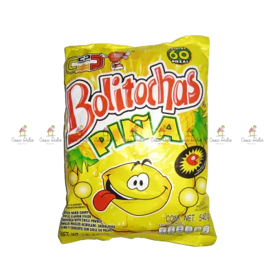 BOLITOCHAS SABOR PIÑA CON 60