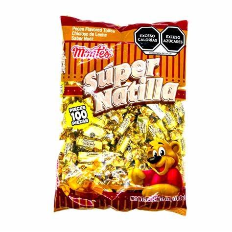SUPER NATILLA CARAMELO MONTES CON 100