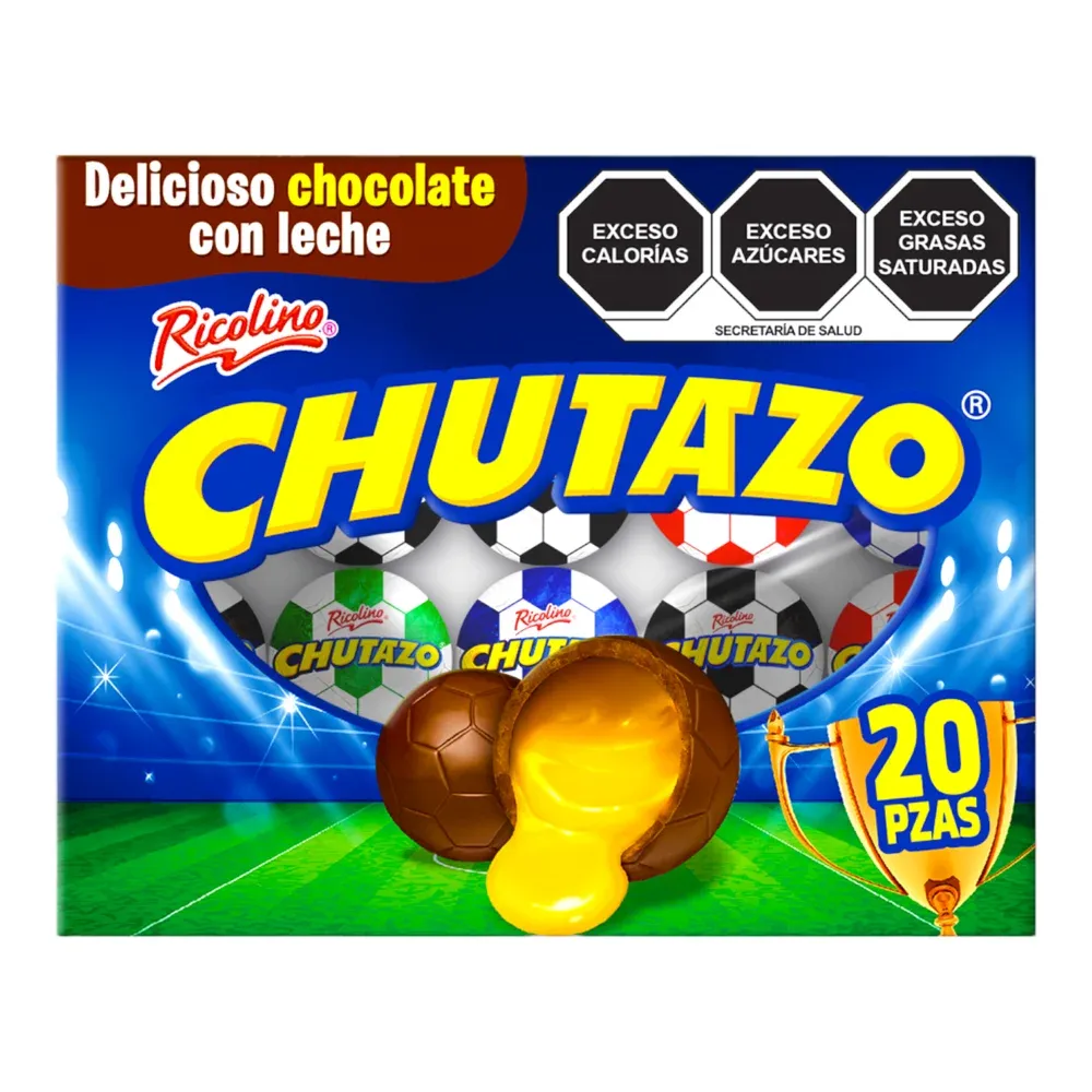 CHOCOLATE CHUTAZO CON 20