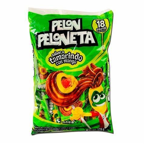 PALETA PELON PELONETA TAMARINDO/MANGO CON 18
