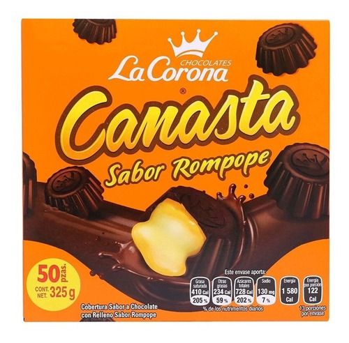 CHOCOLATE CANASTA CON 50