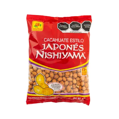 CACAHUATE JAPONES NISHIYAMA DE LA ROSA BOLSA CON  900GR