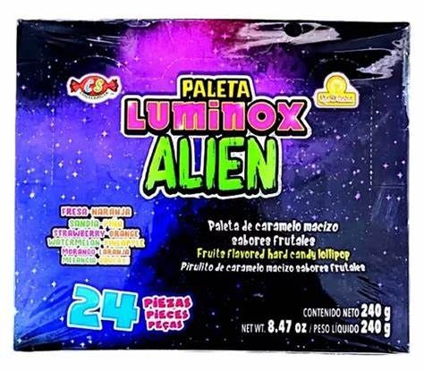 PALETA LUMINOX ALIEN CON 24