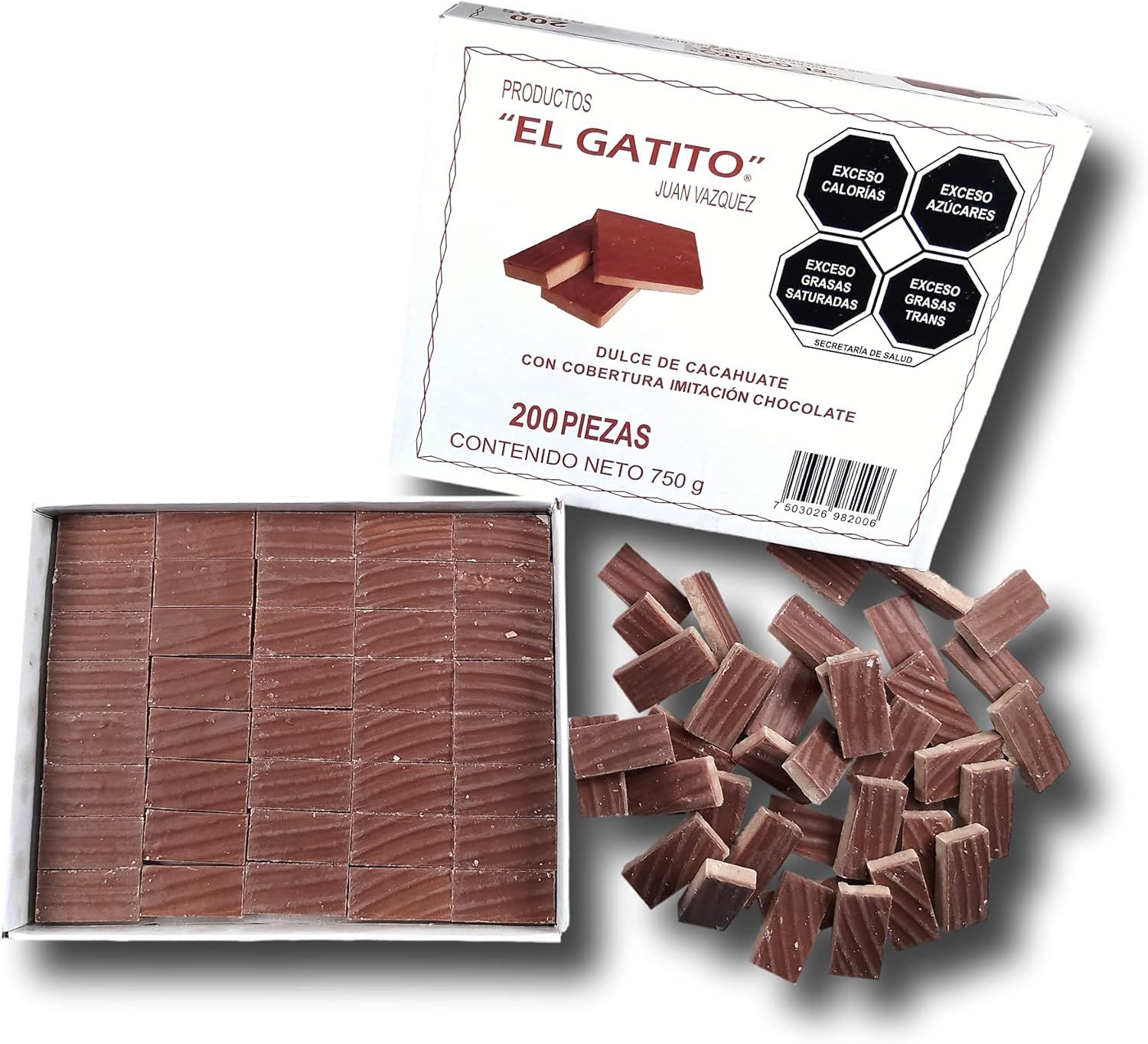 CHOCOLATE GATITO CON 200
