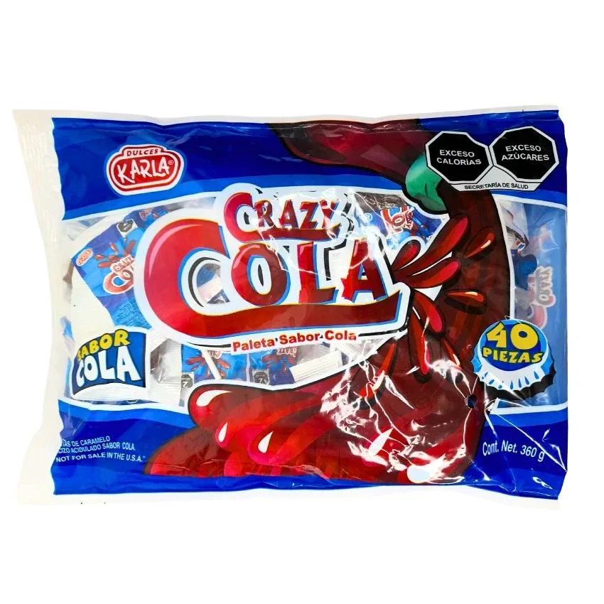 PALETA CRAZY COLA MINI KARLA CON 40