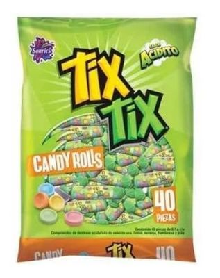 CARAMELO CANDY ROLLS TIX TIX CON 40