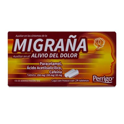 MIGRAÑA ALIVIO DEL DOLOR CON 24 TABS