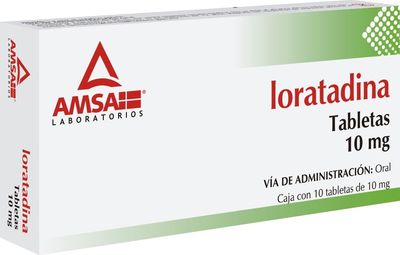 LORATADINA 10MG CON 10 TABS, PROMOCION: 5 CAJAS POR: