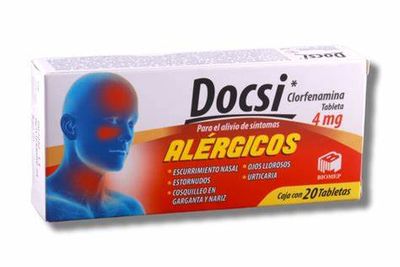 DOCSI ALERGICOS 4MG CON 20 TABS, 2 CAJAS POR: