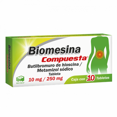 BIOMESCINA COMPUESTA 10MG CON 10 TABS