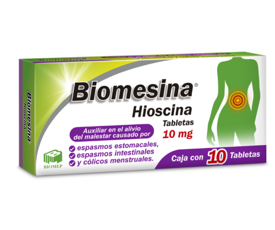 BIOMESINA CON HIOSCINA 10 TABS