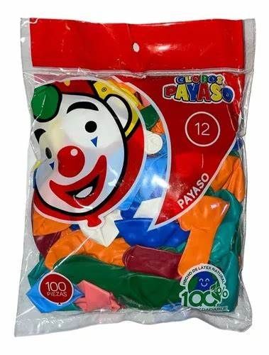 GLOBO PAYASO SURTIDO #12 CON 100