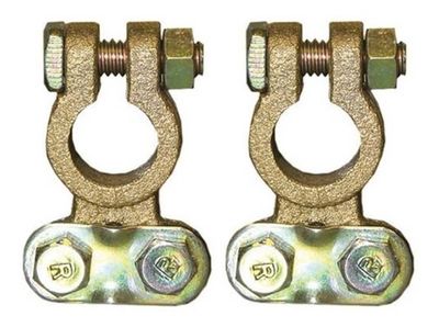TERMINAL PARA BATERIA DE BRONCE, CON 6 PIEZAS
