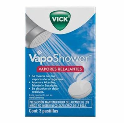 VICK VAPOSHOWER CON 3 TABLETAS