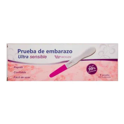 PRUEBA DE EMBARAZO ULTRA SENSIBLE WOGEN CON 5