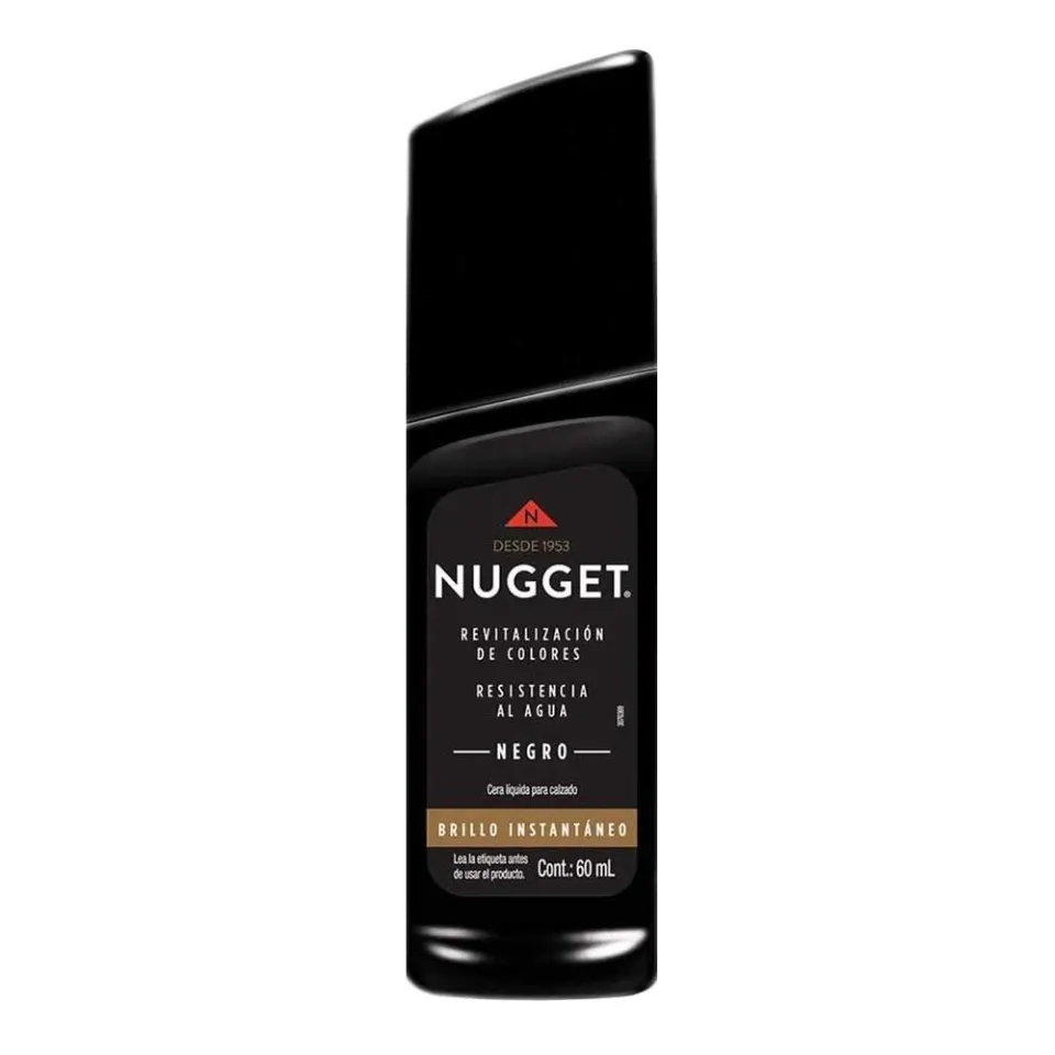 CERA LIQUIDA NUGGET 60ML COLOR NEGRO CON 12