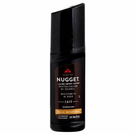 CERA LIQUIDA NUGGET 60ML COLOR CAFE CON 12