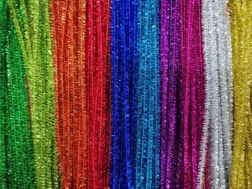 LIMPIA PIPAS COLORES METALIZADOS SURTIDOS, PAQUETE CON 100